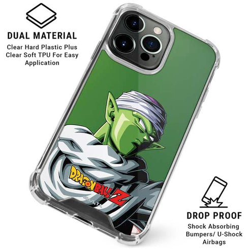 Dragon Ball Z Picolo Portrait iPhone 15 Pro Clear Case